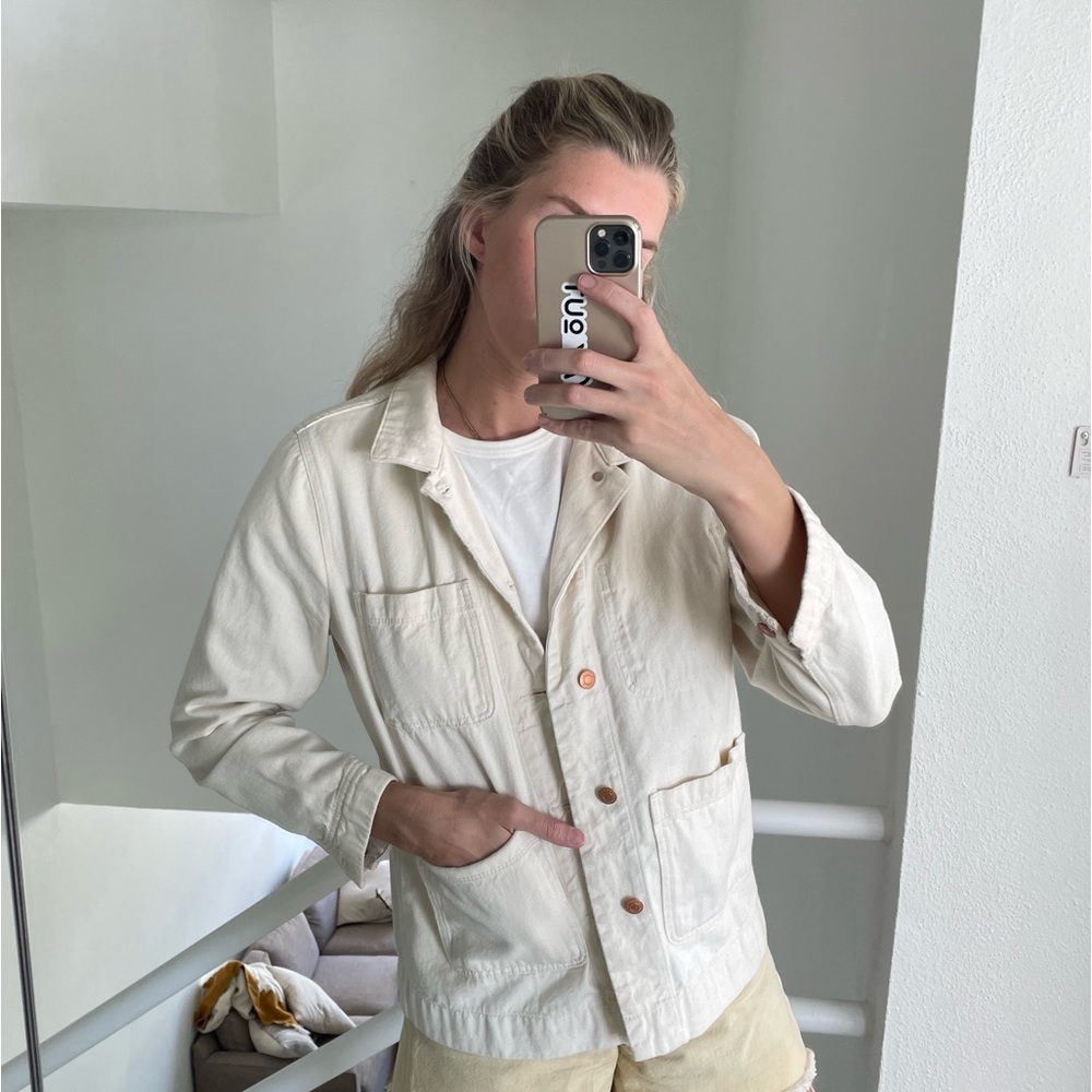 Everlane Chore Jacket in Cream